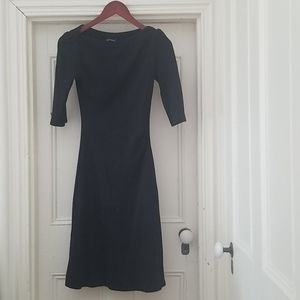 Black Audrey Hepburn style dress